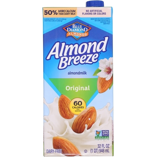 Almond Breeze Original Almondmilk, 12 x 32 fl oz Case - Nuts & Seeds - image 2