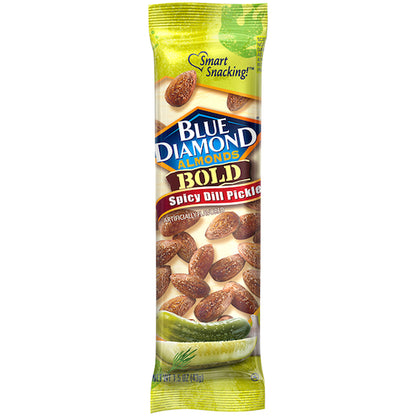Blue Diamond Almonds Bold Spicy Dill Pickle, 12 x 1.5 oz Case - Nuts & Seeds