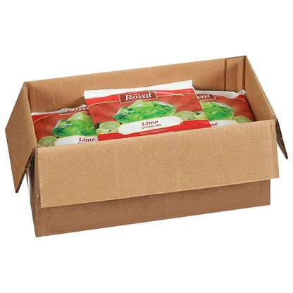 Royal Lime Flavored Gelatin Mix, 12 x 24 oz Case - DOT product image 3