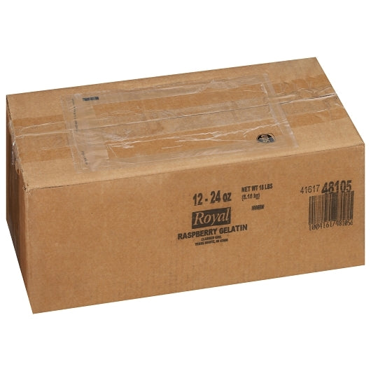 Royal Raspberry Flavored Gelatin Mix, 12 x 24 oz Case - DOT product image 5
