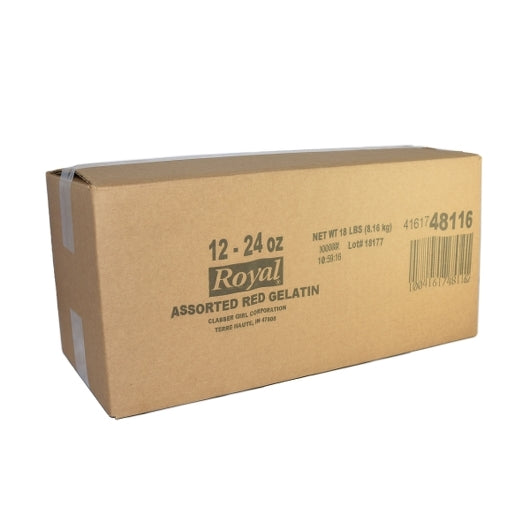 Royal Assorted Reds Gelatin Mix, 12 x 24 oz Case - DOT product image 5