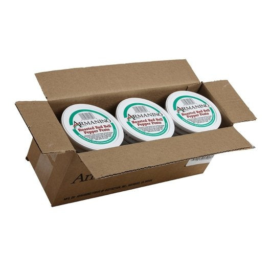 Armanino Gluten Free Roasted Red Bell Pepper Pesto, 3 x 30 oz Case - DOT product image 5