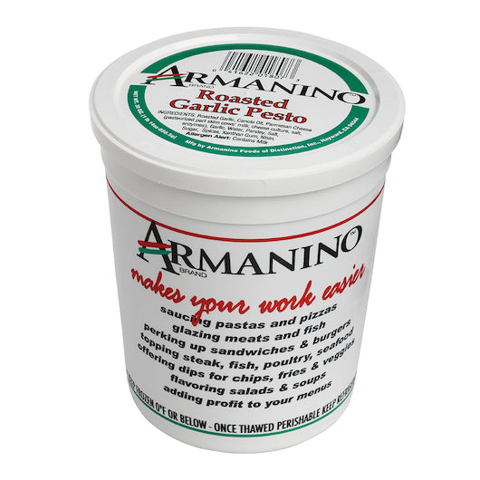 Armanino Frozen Roasted Garlic Pesto Sauce, 3 x 30 oz Case - DOT product image 2