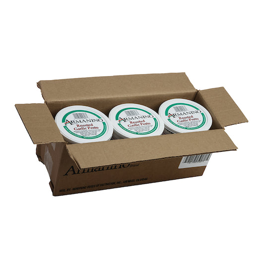 Armanino Frozen Roasted Garlic Pesto Sauce, 3 x 30 oz Case - DOT product image 4