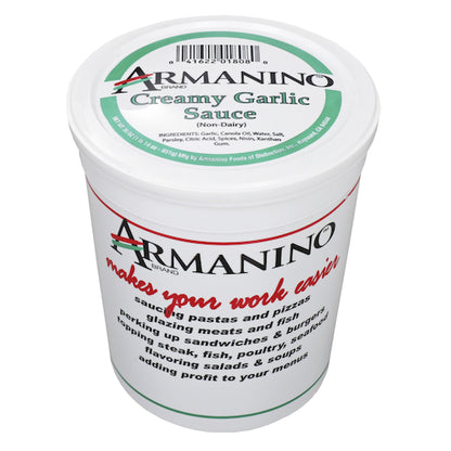 Armanino Creamy Non Dairy Garlic Sauce, 3 x 30 oz Case - Condiments & Sauces