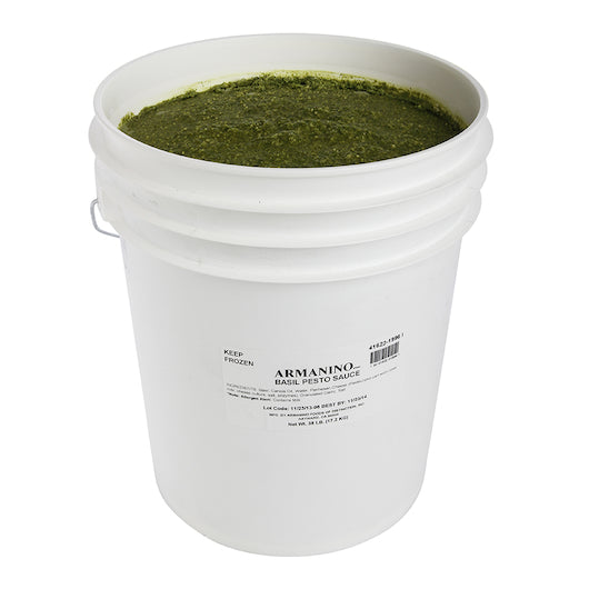Armanino Sauce Frozen Basil Pesto Sauce, 1 x 38 lb Case - DOT product image 2