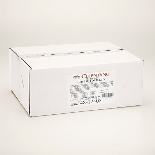 Celentano Cooked Cheese Tortellini, 2 x 5 lb Case - Prepared Foods