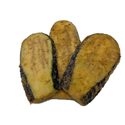 Celentano 3/8" Battered Skin-On Naples Eggplant Cutlets, 1 x 10 lb Case - DOT product image 2