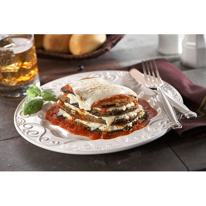 Celentano 3/8" Battered Skin-On Naples Eggplant Cutlets, 1 x 10 lb Case - DOT product image 3