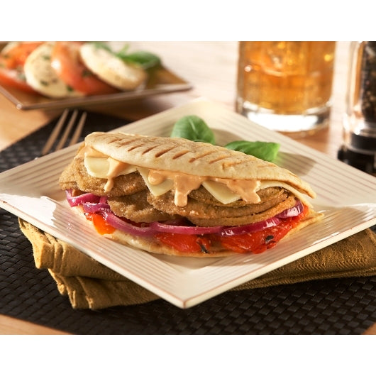 Celentano 3/8" Battered Skin-On Naples Eggplant Cutlets, 1 x 10 lb Case - DOT product image 6