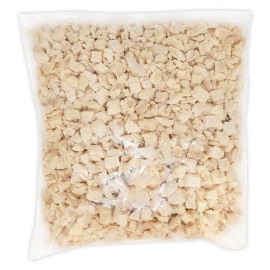 Pierce Chicken Fully Cooked Diced Chicken Strips, 6 x 5 lb Case - Frozen Meat & Seafood