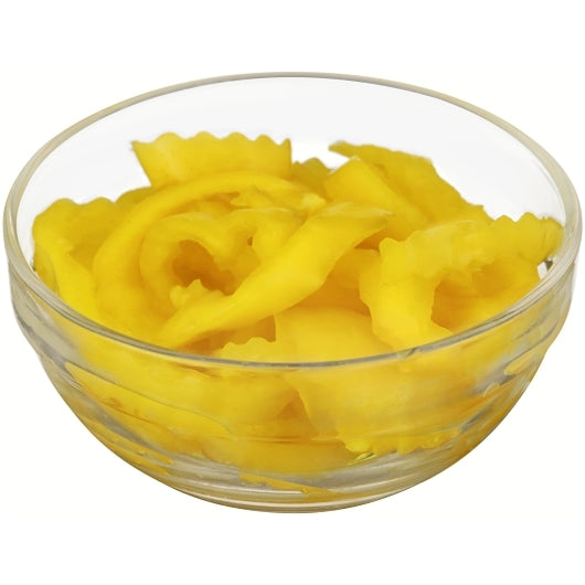 Schwartz Mild Banana 688 to 902 Count .313" Crinkle Mild Banana Pepper Rings, 4 x 1 GA Case - DOT product image 4