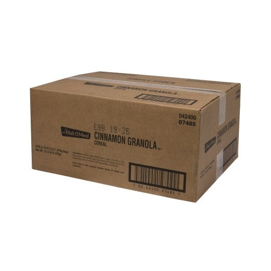 Malt O Meal Cinnamon Granola, 4 x 50 oz Case - Breakfast Foods