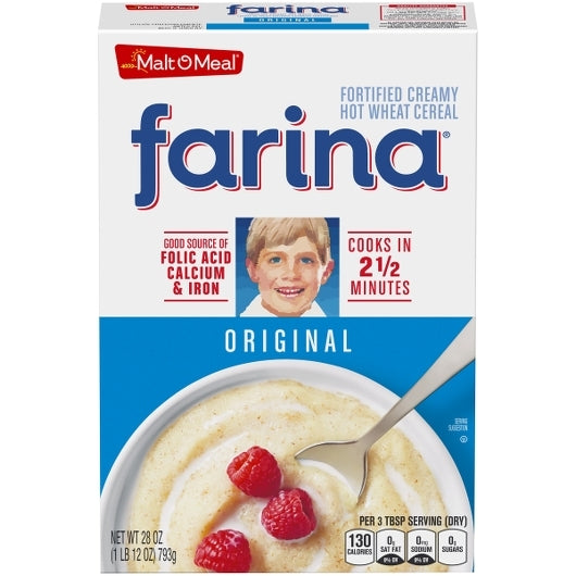Malt O Meal Farina Mills, 12 x 28 oz Case - Breakfast Foods