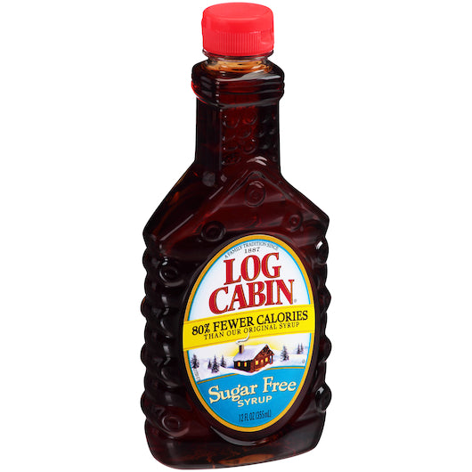 Log Cabin Sugar Free Syrup Bottle, 12 x 12 fl oz Case - DOT product image 2