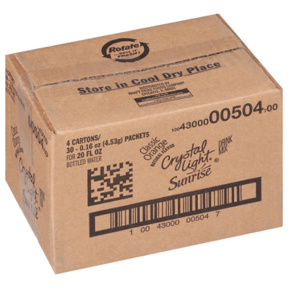 Crystal Light On The Go Sunrise Beverage Mix, 4 x 30 x 0.16 oz Case - DOT product image 8