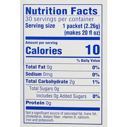 Crystal Light On The Go Iced Tea Beverage Mix, 4 x 30 x 2.26 GR Case - DOT product image 8