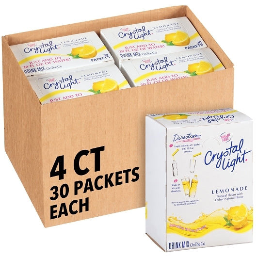 Crystal Light Kosher, Drink Lemonade On The Go, 4 x 30 x 0.17 oz Case - DOT product image 3