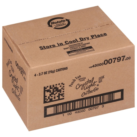 Crystal Light Peach Drink Mix Kosher,, 4 x 30 x 2.55 GR Case - DOT product image 7