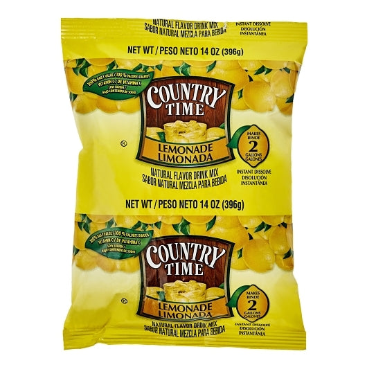 Country Time Lemonade Beverage Mix, 15 x 396 GR Case - Beverages