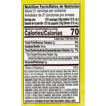 Country Time Lemonade Beverage Mix, 15 x 396 GR Case - DOT product image 6