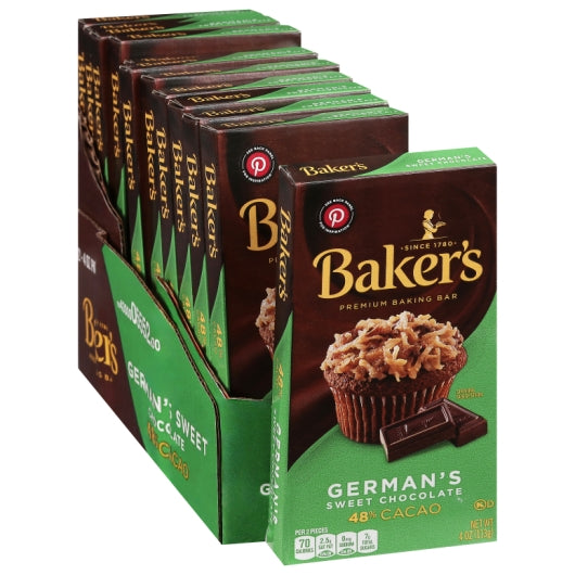 Baker's Baker Chocolate German, 12 x 113 GR Case - Alternate product angle or state