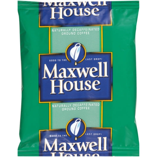 Maxwell House Decaffeinated Ground Coffee, 42 x 1.5 oz Case - Coffee & Tea