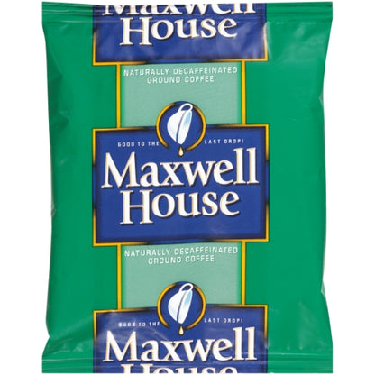 Maxwell House Decaffeinated Ground Coffee, 42 x 1.5 oz Case - Coffee & Tea