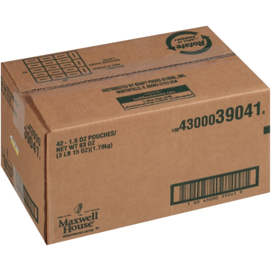 Maxwell House Decaffeinated Ground Coffee, 42 x 1.5 oz Case - DOT product image 5