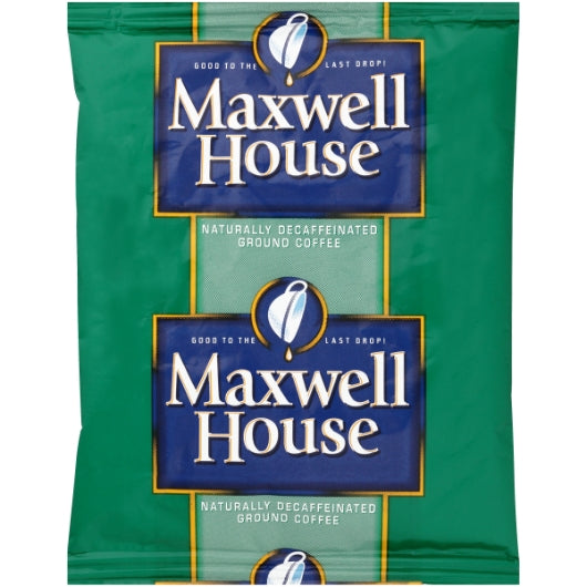Maxwell House Decaffeinated Ground Coffee, 128 x 1.25 oz Case - Coffee & Tea