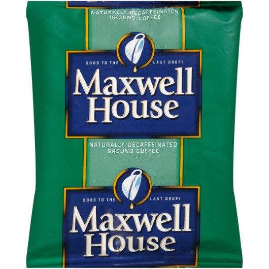 Maxwell House Decaffeinated Ground Coffee, 96 x 1.7 oz Case - Coffee & Tea