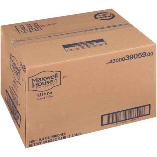 Maxwell House Coffee Ultra Ground Coffee, 100 x 0.4 oz Case - DOT product image 5