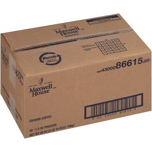 Maxwell House Coffee Regular Ground Coffee, 192 x 2 oz Case - DOT product image 6