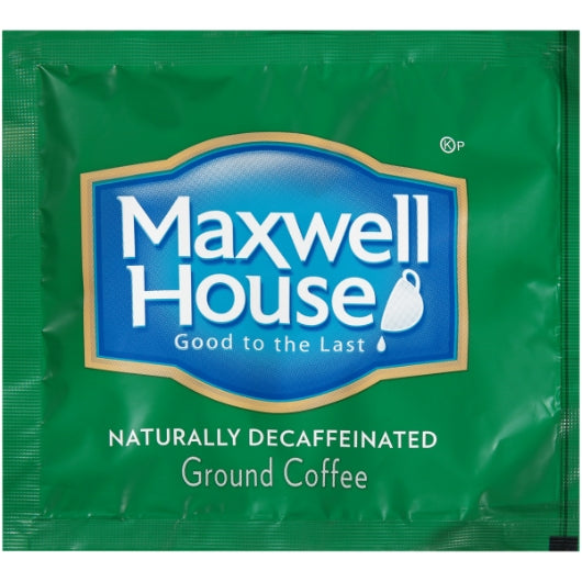 Maxwell House Filter Pack Decaffeinated Ground Coffee, 100 x 0.7 oz Case - Coffee & Tea