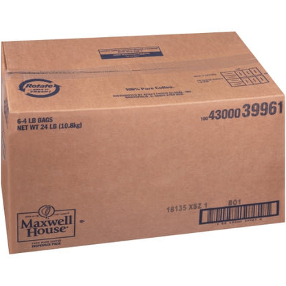 Maxwell House COFFEE REGULAR ROAST DISPENSER, 6 x 4 lb Case - DOT product image 5