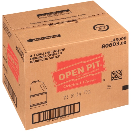 Open Pit Original BBQ Sauce Bulk, 4 x 3.78 LT Case - DOT product image 6