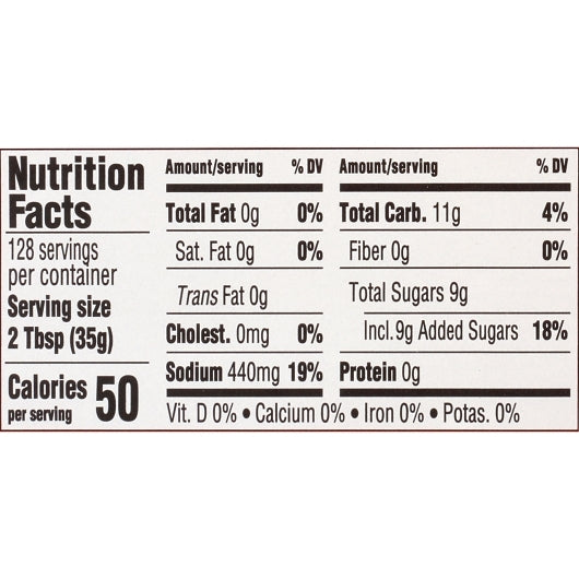 Open Pit Original BBQ Sauce Bulk, 4 x 3.78 LT Case - DOT product image 8