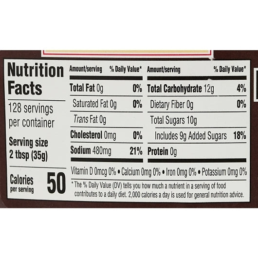 Open Pit Hickory BBQ Sauce Bulk, 4 x 1 GA Case - DOT product image 6