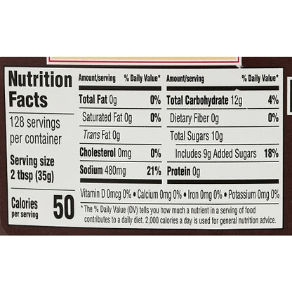 Open Pit Hickory BBQ Sauce Bulk, 4 x 1 GA Case - DOT product image 7