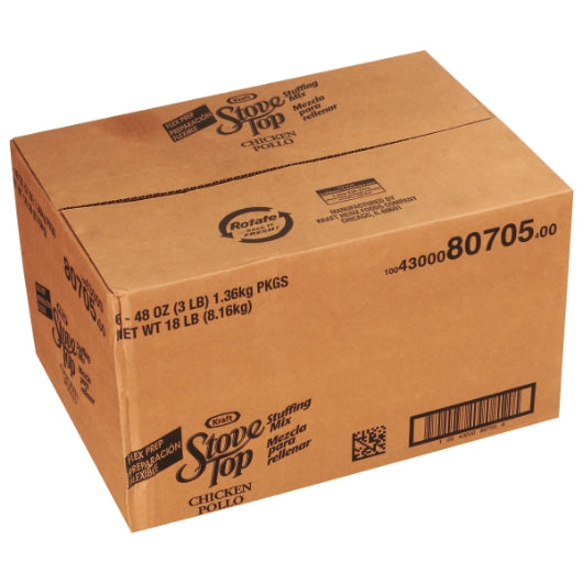 Stove Top CHICKEN Stuffing, 6 x 1.36 KG Case - DOT product image 7