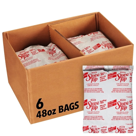 Stove Top CHICKEN Stuffing, 6 x 1.36 KG Case - Rice & Grains