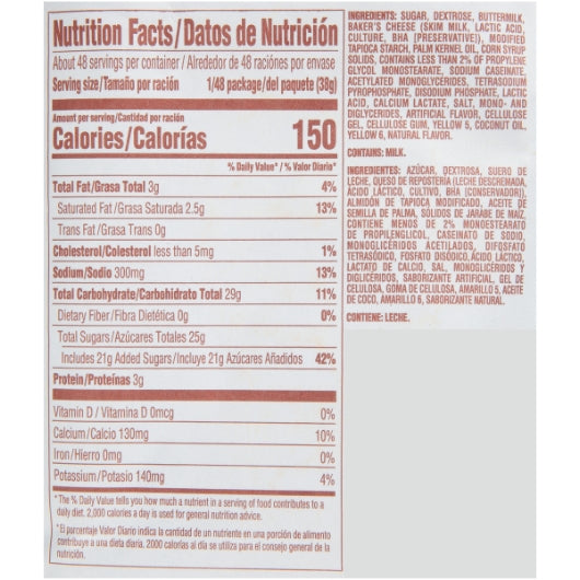 Kraft Heinz Jello Cheesecake Flavored Cake Mix, 6 x 4 lb Case - DOT product image 8