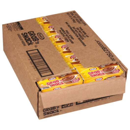 Handi Snacks Chocolate Cup Chocolate Pudding, 12 x 3.5 oz Case - DOT product image 4