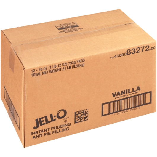 JELLO Instant Vanilla Flavored Instant Pudding Mix, 12 x 793 GR Case - DOT product image 6