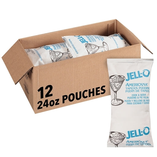 Jell-O Tapioca Pudding, 12 x 1.5 lb Case - Bakery & Desserts