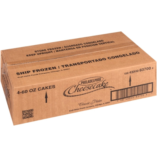 Philadelphia Classic Plain Cheesecake, 4 x 60 oz Case - DOT product image 5