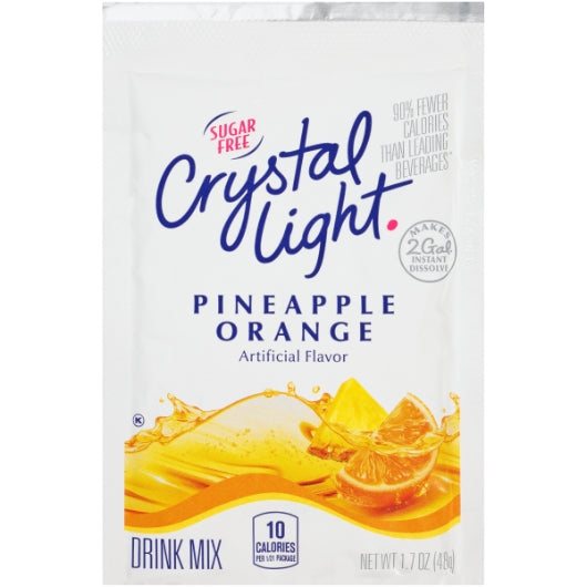 Crystal Light Pineapple Orange Beverage Mix, 12 x 48 GR Case - Beverages