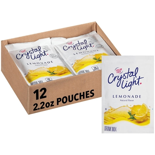 Crystal Light Lemonade Drink Mix, 12 x 62 GR Case - Beverages