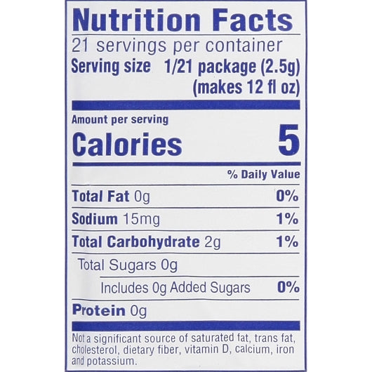 Crystal Light Strawberry Kiwi Beverage Mix, 12 x 53 GR Case - DOT product image 8