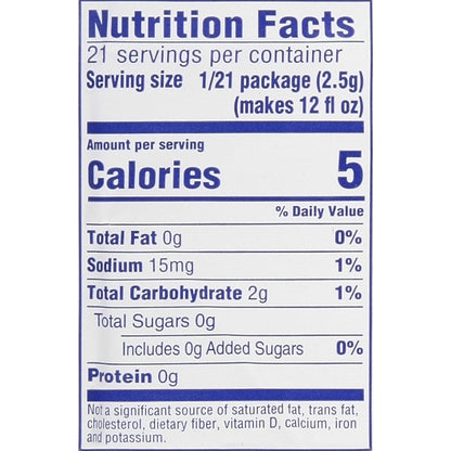 Crystal Light Strawberry Kiwi Beverage Mix, 12 x 53 GR Case - DOT product image 8